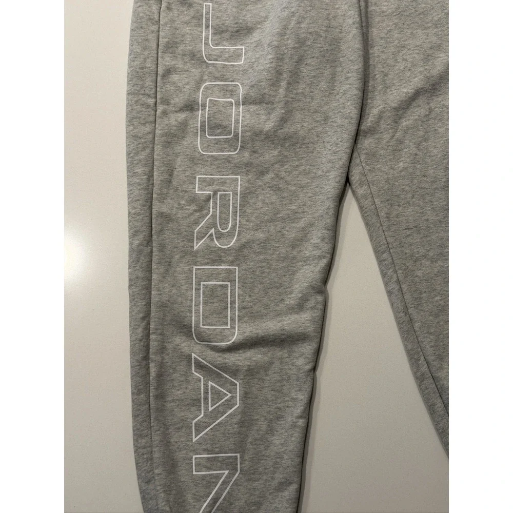 Jordan Sport Crossover Fleece Sweatpants Mens M Grey Dri-FIT Activewear